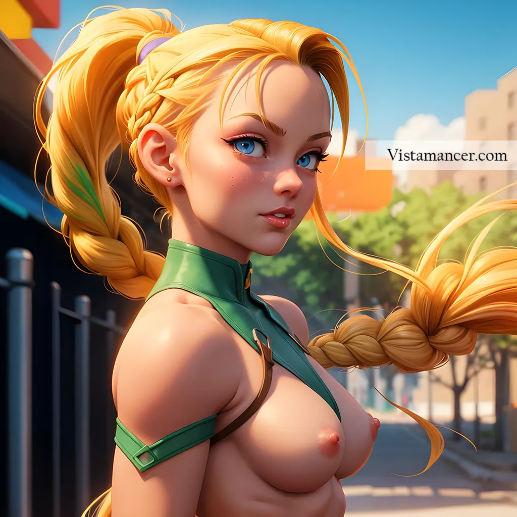 Cammy White with her boobs out