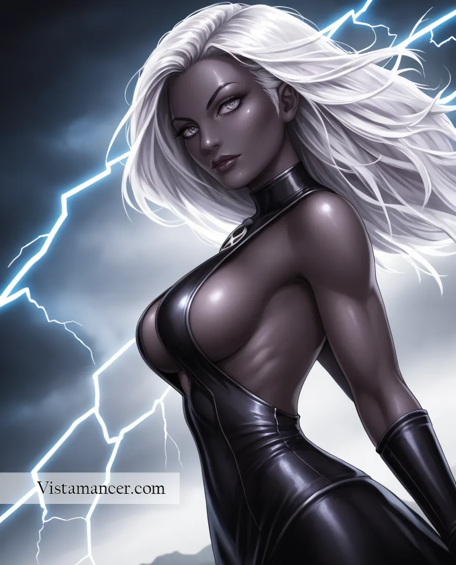 2502 (34) Riding the storm with the power of the skies at her fingertips—Storm, a force of nature like no other 1/4