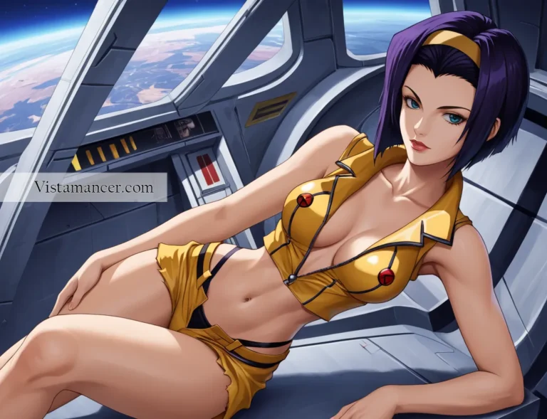 2502 (48) Lost in the vastness of space, but always in control—Faye Valentine, a star in her own right 2/5