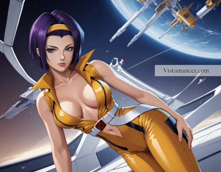 2502 (49) Lost in the vastness of space, but always in control—Faye Valentine, a star in her own right 1/5