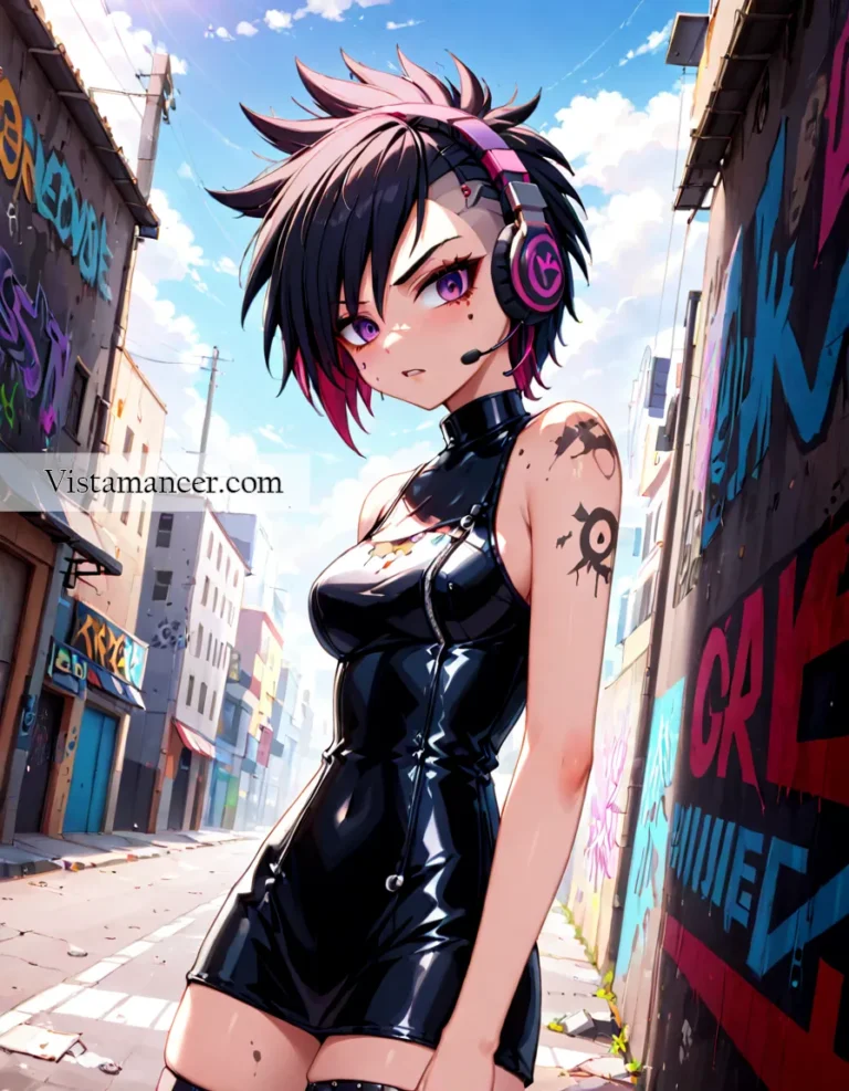 2502 (53) Wrapped in the music, she lets the rhythm carry her away in a world of her own