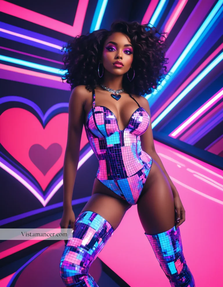 2502 (76) She’s not just a glitch in the system, she’s the future of fashion—bold, disruptive, and full of energy
