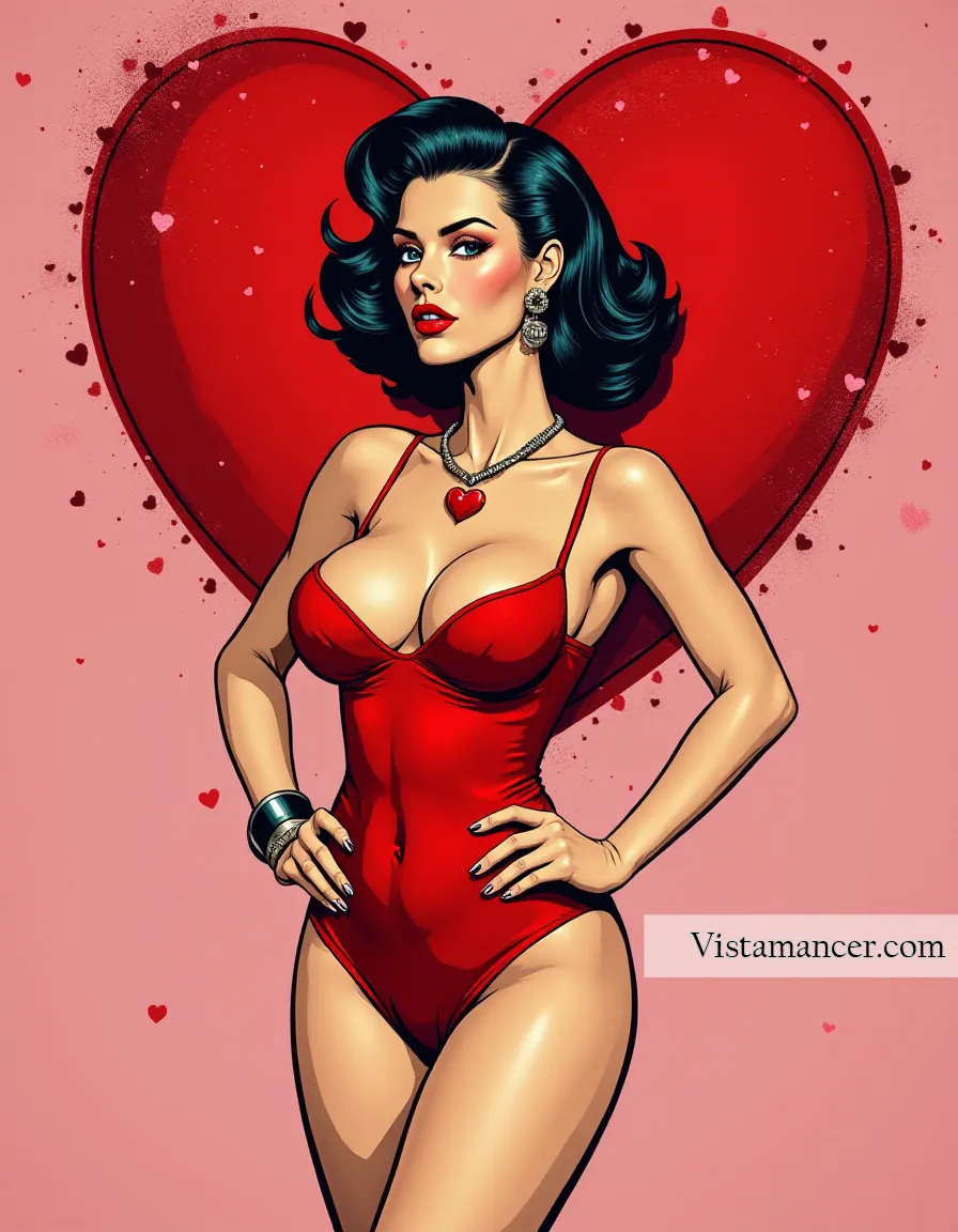 25031 (13) Fearless, fiery, and unforgettable—red makes a statement - Vistamancer AI Art