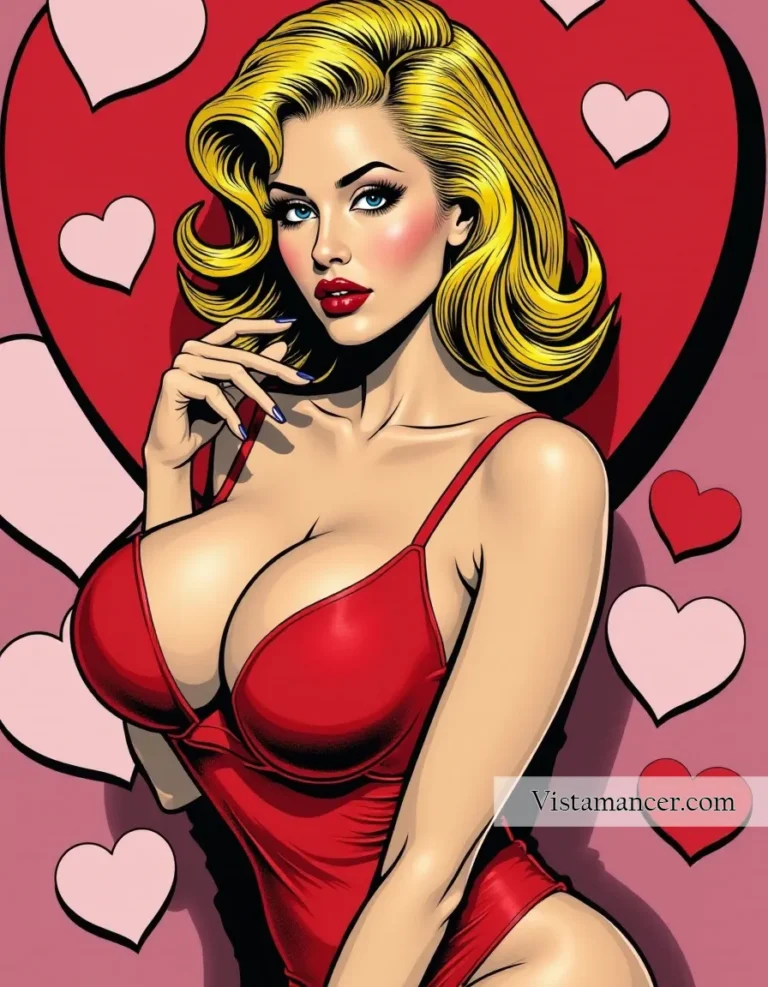 25031 (20) Golden locks and vibrant vibes—bold, bright, and bursting with love - Vistamancer AI Art