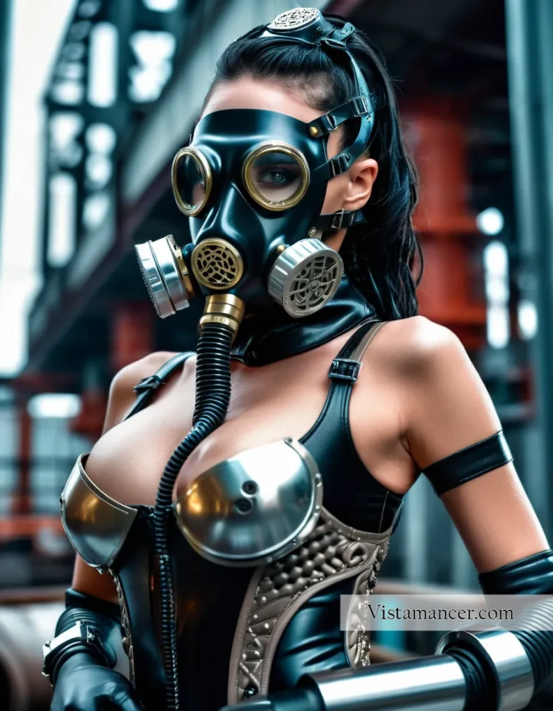 25031 (8) Dark beauty in a dystopian world—grit, mystery, and resilience - Vistamancer AI Art