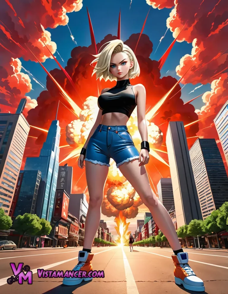 Ground Zero Blonde: The City Fell, She Didn't Flinch - Vistamancer AI Art