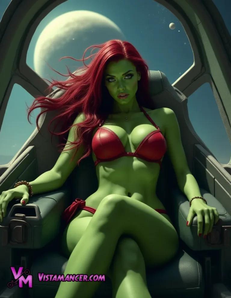 Gamora in the Pilot's Chair: A Space Adventure Awaits