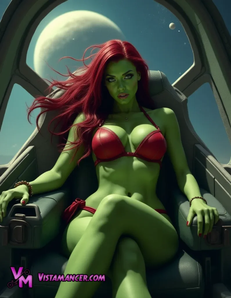 Gamora in the Pilot's Chair: A Space Adventure Awaits