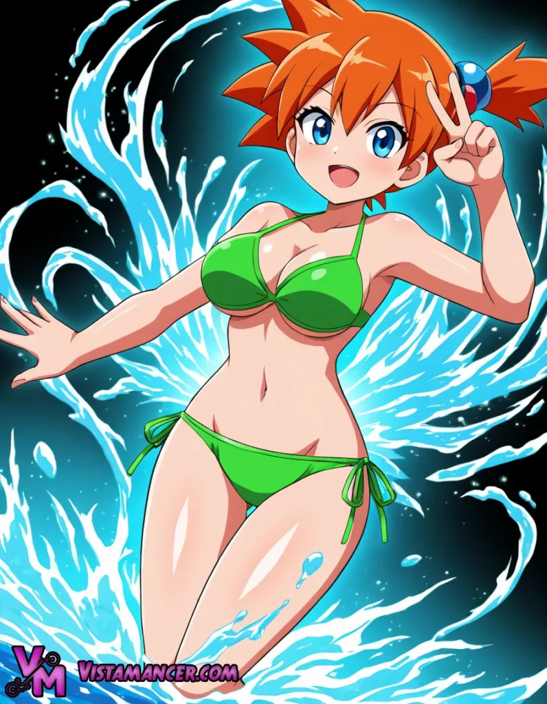 Misty Surrounded by Serenity - Vistamancer AI Art