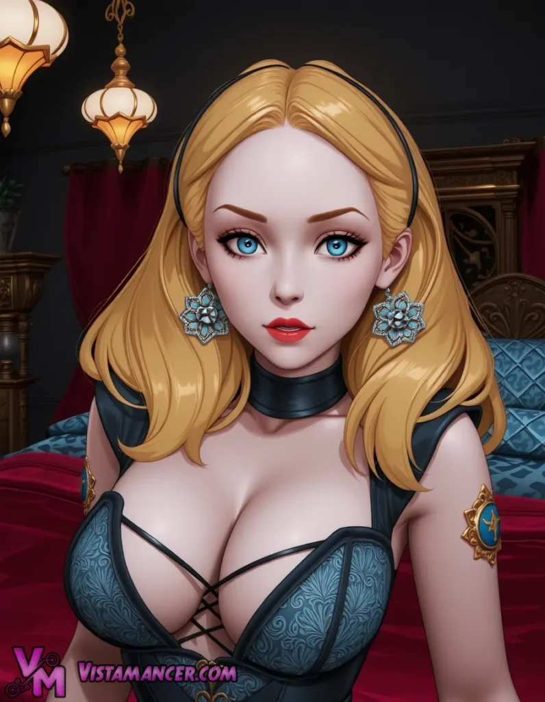 Enchanted Elegance in the Queen’s Chamber - Vistamancer AI Art
