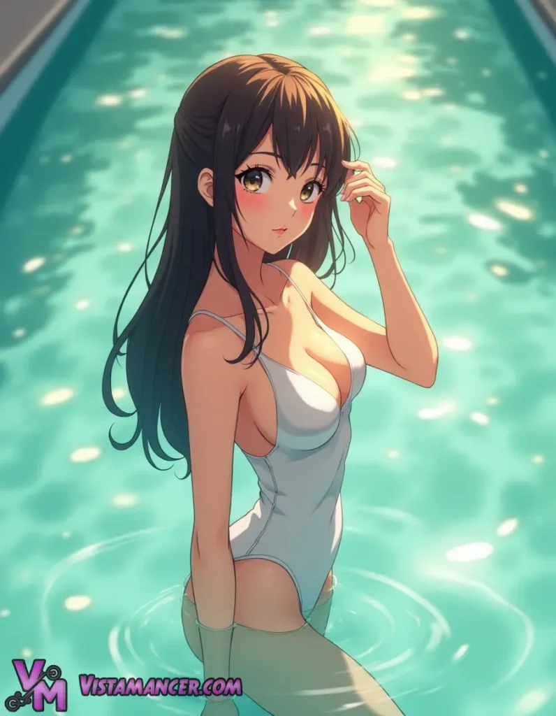 Sunlight and Still Waters Whisper Her Name - Vistamancer AI Art