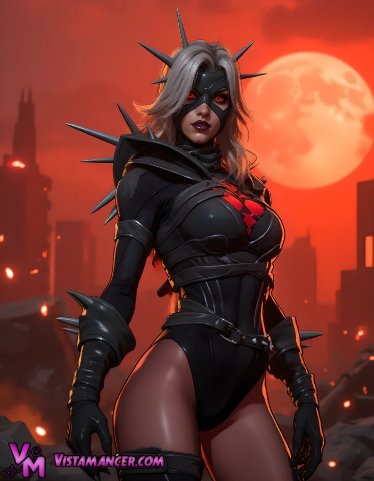 Unleashing the Dark Fury of Malice - Vistamancer AI Art
