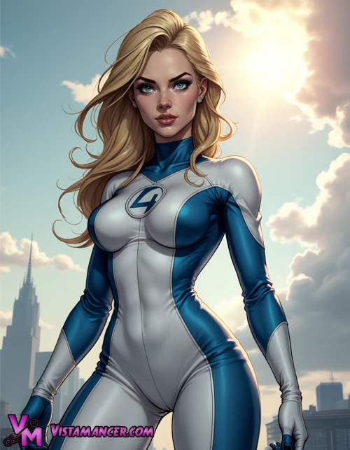 Susan Storm, the Invisible Woman - Vistamancer AI Art