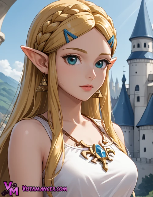 Legendary Princess Zelda - Vistamancer AI Art
