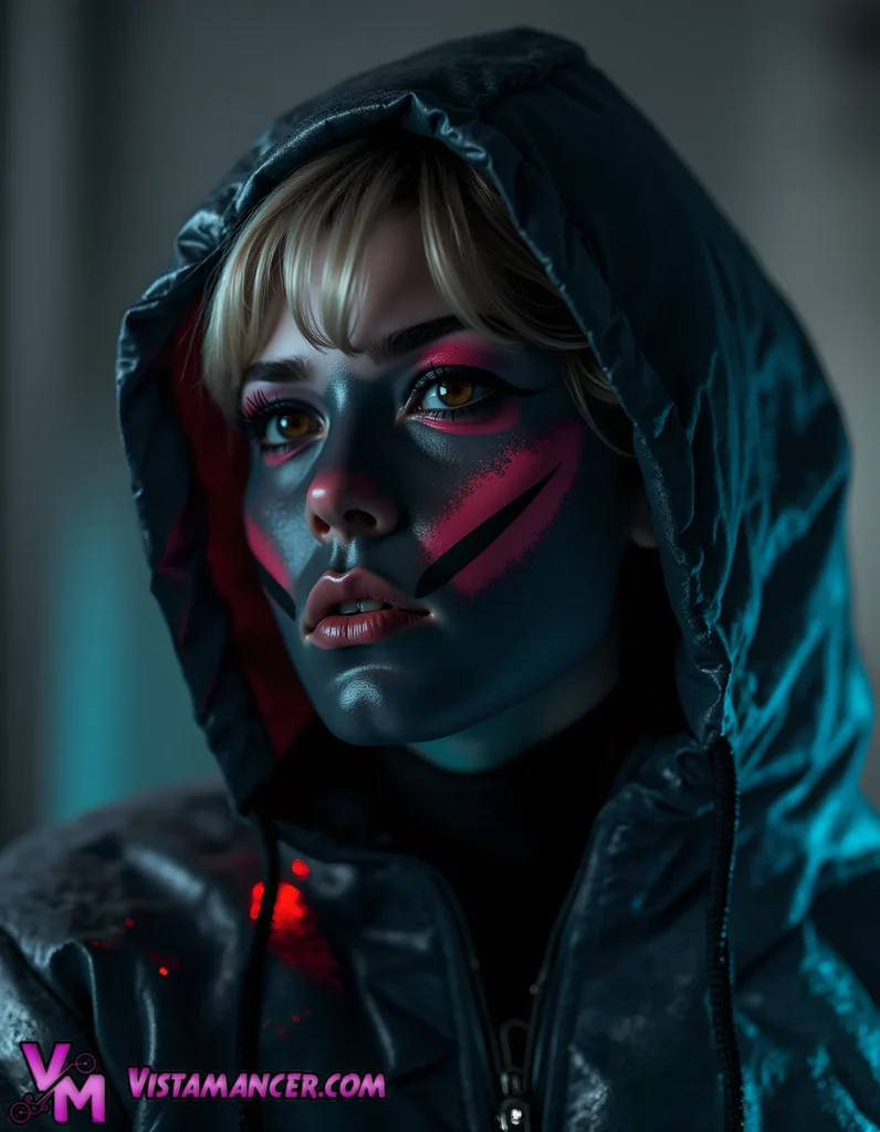 Mysterious Hooded Enigma - Vistamancer AI Art