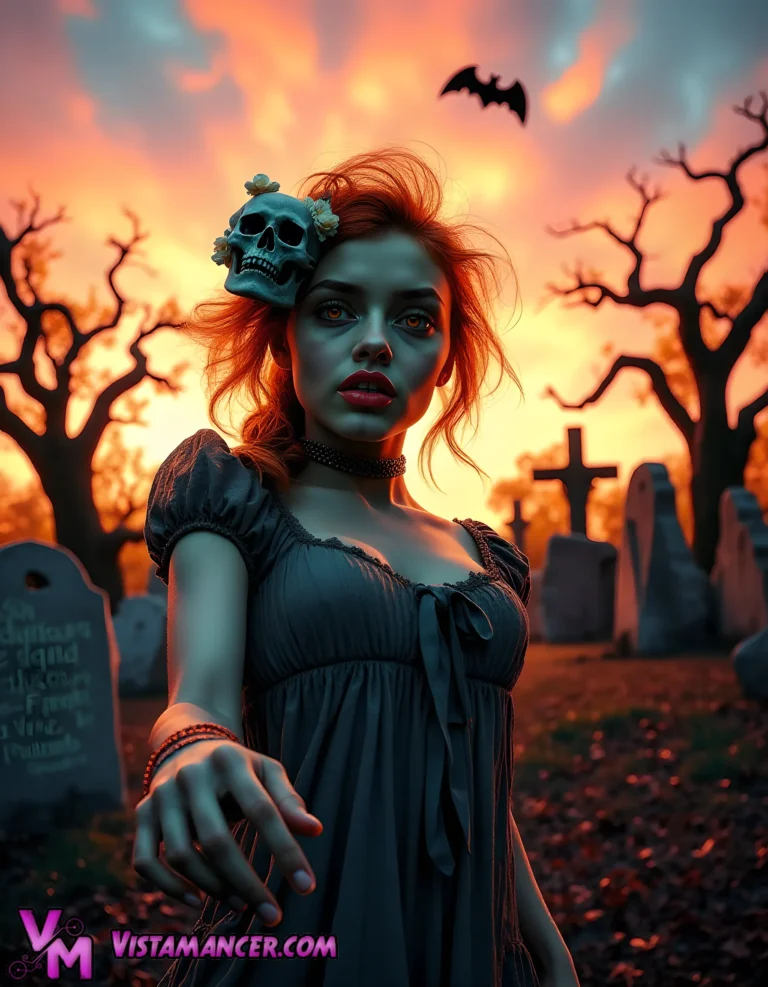 Rise of the Haunted Beauty - Vistamancer AI Art