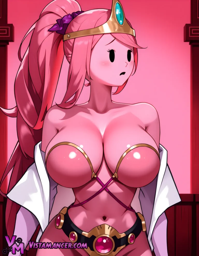 Princess Bubblegum's Enchantment - Vistamancer AI Art