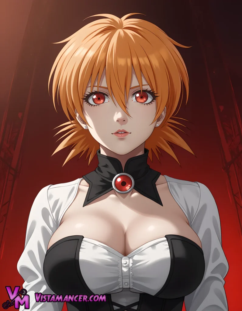 Seras Victoria’s Moonlit Vampire Grace - Vistamancer AI Art