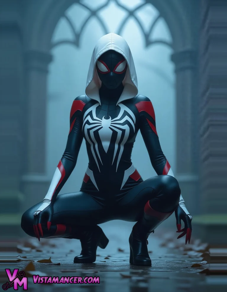 The Symbiote Queen Who Owns the Shadows - Vistamancer AI Art