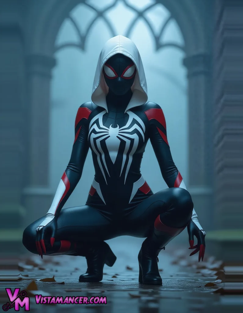 The Symbiote Queen Who Owns the Shadows - Vistamancer AI Art