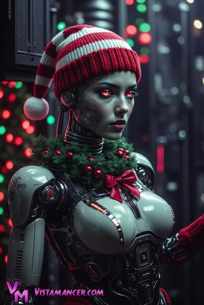 Circuitry Carol Temptress - Vistamancer AI Art