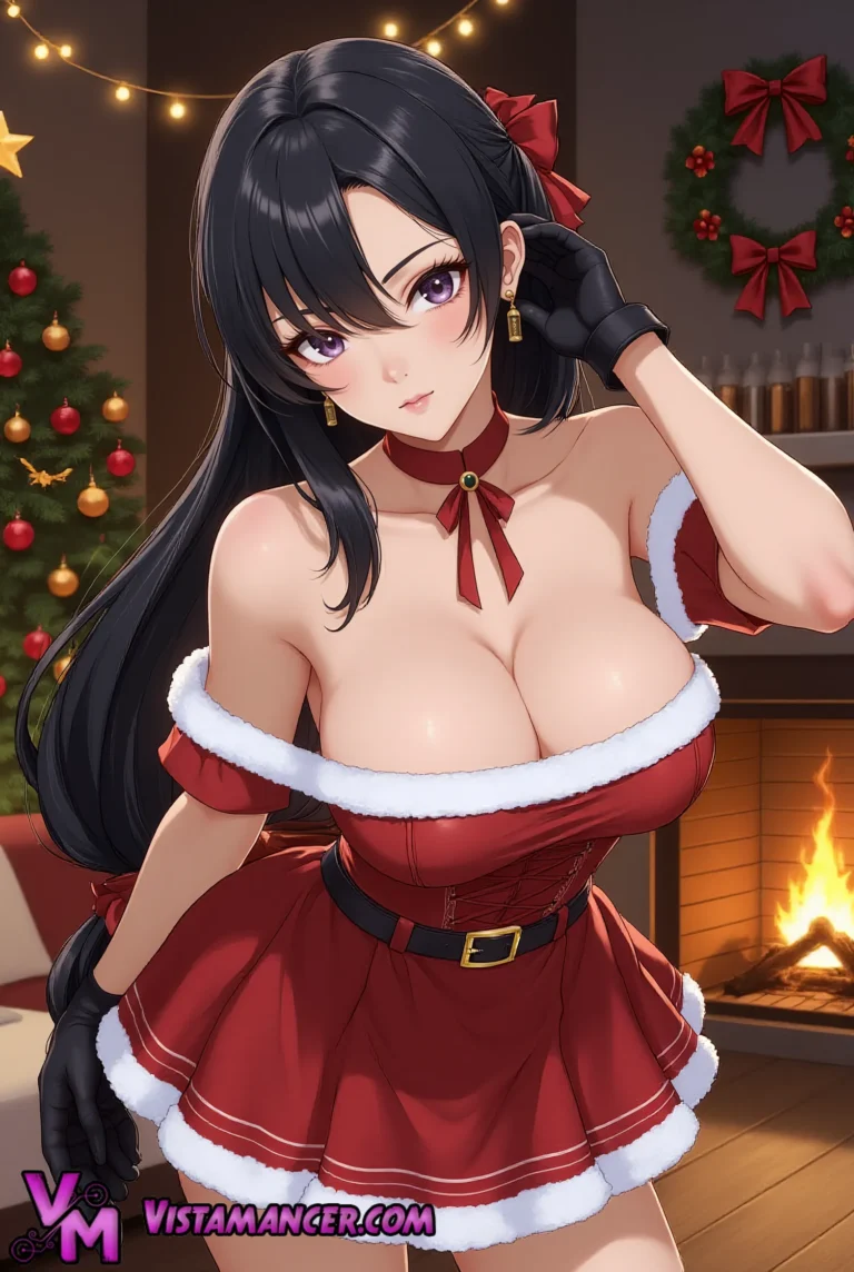 Yuletide Whisper from the Hearth's Embrace - Vistamancer AI Art