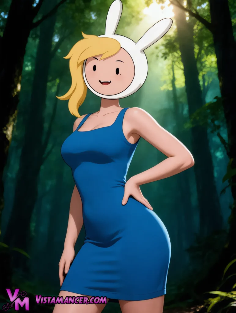 Fionna in the Enchanted Forest - Vistamancer AI Art
