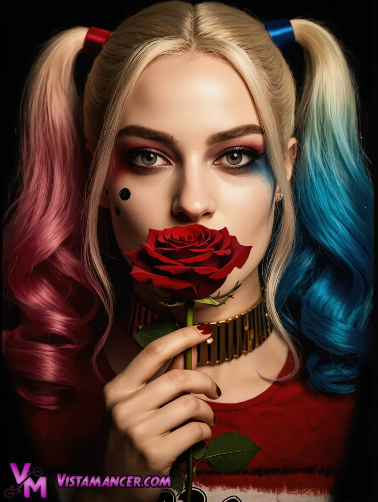 Rose Between the Chaos and Calm - Vistamancer AI Art