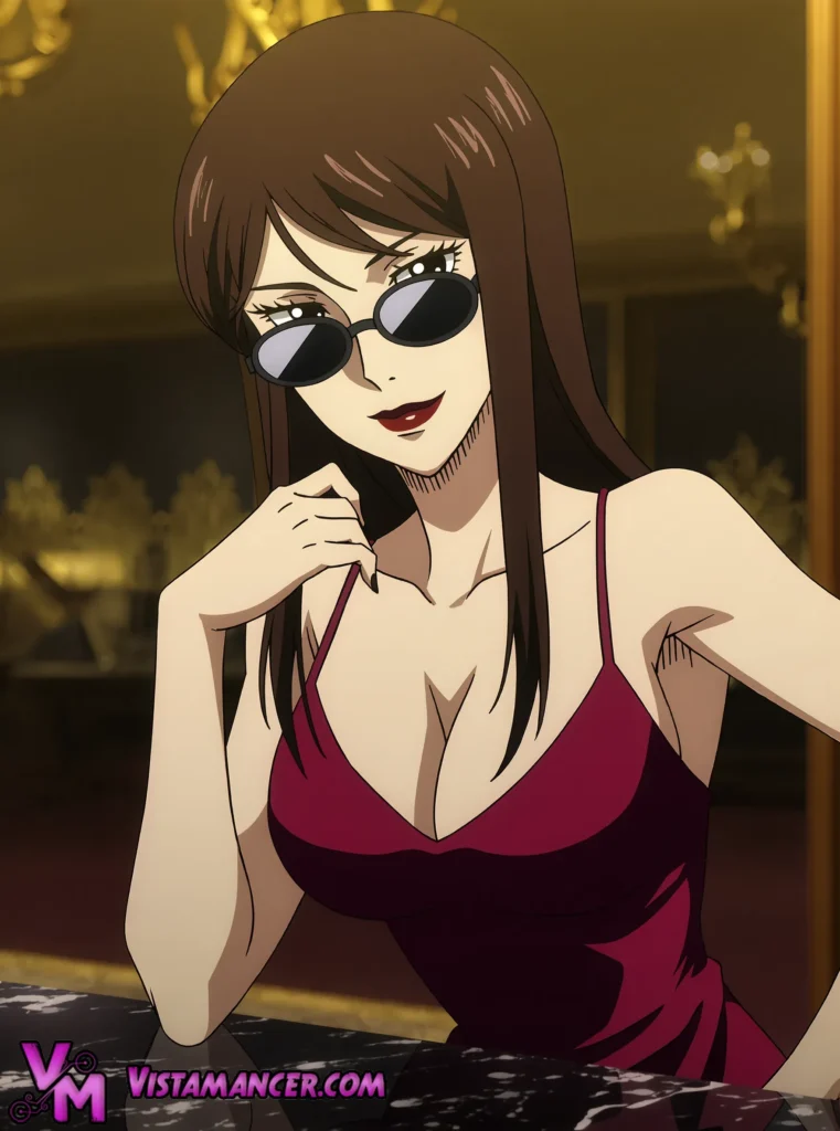 Elegant Shadow Behind Dark Lenses - Vistamancer AI Art