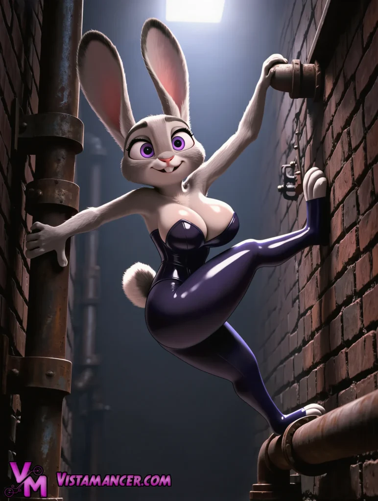 Judy Owns the Night Shift - Vistamancer AI Art